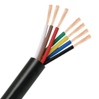 China Wholesale Price 7Core 1.5Mm Industrial Copper Core PVC Insulated Flexible Cable Use For Burglar Alarm System for sale