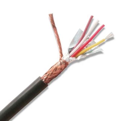 China Electrical Equimen Signal Control Cable Shielded Twisted Wire Power Cables 0.15mm PVC Sheath Copper Flexible Electrical Wires for sale