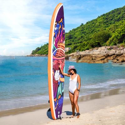 China Summer Unisex Water Sports Inflatable Stand Up Surfboard PVC SUP Paddle Board for sale