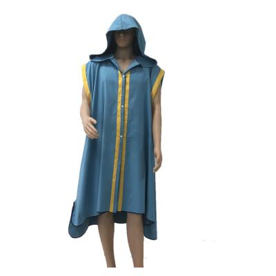 China Viable High Quality Hooded Towel Poncho Adult Hooded Beach Towel Changing Made To Order for sale