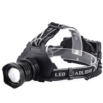 China Factory Wholesale XHP50 LED Rechargeable Headlight Emergency Hunting Linterna Headband With 3 Festival 18650 Battery Main Lamp for sale