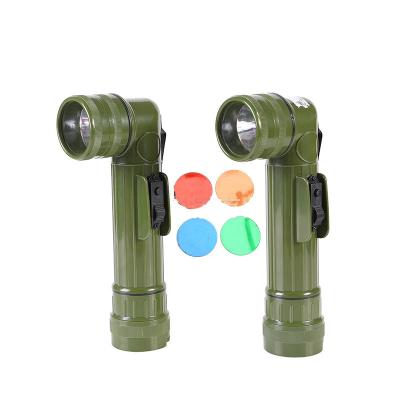 China Factory Direct Sales Emergency Flashlight Tactical Elbow Lamp Work L Lightweight Plastic Flashlight Flashlight With Clip And Hook for sale