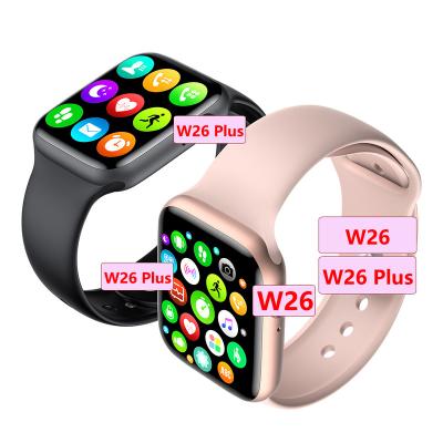 China 3G Full Page 1.75 Inch Series W26 5 6 Reloj IP68 Waterproof Smart W26+ IWO Smart Watch W26 plus Smartwatch for sale