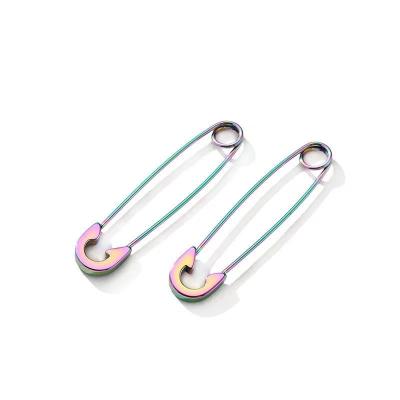 China CLASSIC fashionable simple personalized earrings stainless steel pin creative and flexible earrings for sale