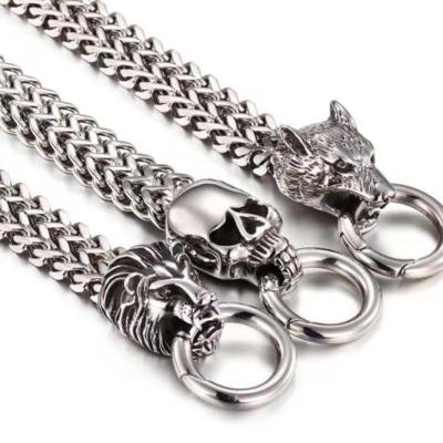 China Wholesale high quality jewelry stainless steel lion head bracelet punks bossy boys bracelet for sale