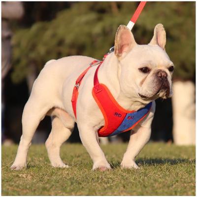 China High Quality Reflective Sustainable Promotion Quick Release Suede Cloth Dog Harness for sale