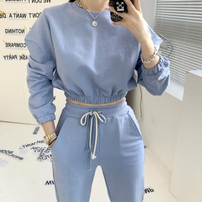 China High Quality Women's Breathable Tracksuits Customize Suits 2021 Custom Logo Women Sweatsuit Sportswear for sale