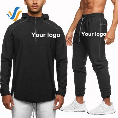 China High Quality Breathable Tracksuit Sets Mens Gym Sports Cotton Sublimation Sweatsuit Joggers Suits For Men for sale