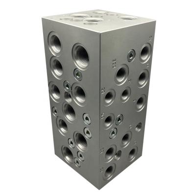 China Construction Machinery Factory Design Hydraulic Valve Block Customized Aluminum Hydraulic Valve Block For Construction Machinery for sale