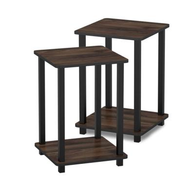 China Adjustable (Height) Best Selling Cheap Simplistic Walnut Black C Columbia Acrylic End Table for sale