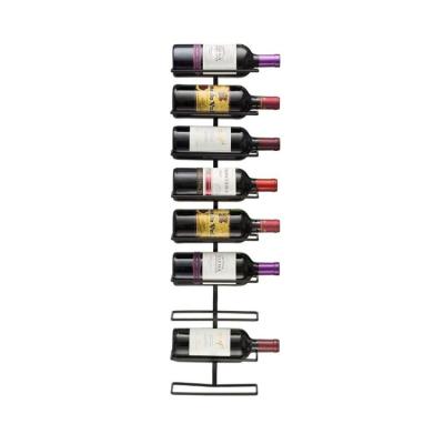 China Sustainable Cheap Wall Mounted Wine Rack Holds 9 Bottle Wine Rack Wall Mounted for sale