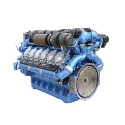 China OEM service china suppliers water cooled diesel engines marine generator turbo diesel engine 1012kw for sale