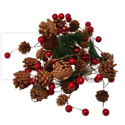 China New Fashion Christmas Pine Cone String Light Creative Decorative Christmas Lights Night Light for sale