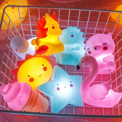 China 2021 New High Quality Supply Creative Hot Sale Cartoon Modern New Modeling Lamp Toy Vinyl Children Room Animal Night Glowing Light for sale