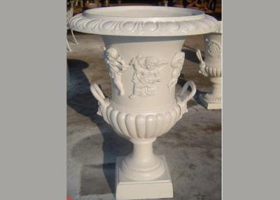 China European antique cast iron planter for sale