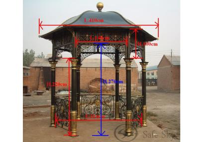 China cast-iron garden gazebo G1292 for sale