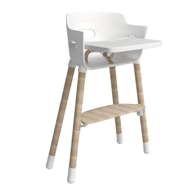 China Modern highchair (height) of adjustable wooden umpire chair for baby and toddlers for sale