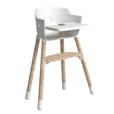 China EUROPEAN Adjustable Height Babies Referee Chair Solid Wood Baby Feeding Chair for sale