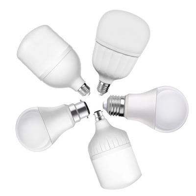 China XINHUA A/B/T Shape E27 B22 5W 7W 9W 10W 12W 13W 14W 18W 28W 38W 48W 58W LED Indoor Bulb Light for sale