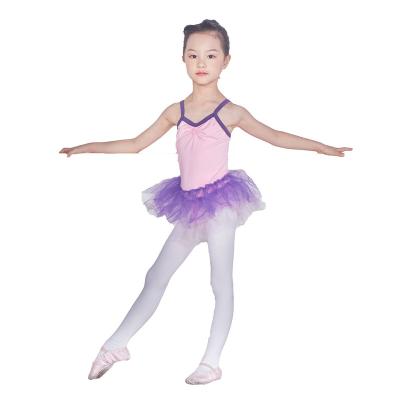 China Girls Lala Aerobics Dance Dress For Girls Kids Dancing Dress Competition Costume Practicing Clothing 110-160CM for sale