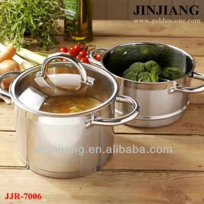 China 2 Layer Stainless Steel Steamer And Sustainable German Cooking Pots for sale