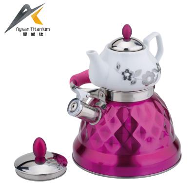 China 360 Degree Base Electric Teapot Stainless Steel Double Rotation Cordless Kettle for sale