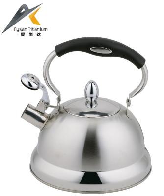 China Wireless Bottom Stainless Steel Cordless Electric Water Kettle Whistling Capsule Mouth for sale