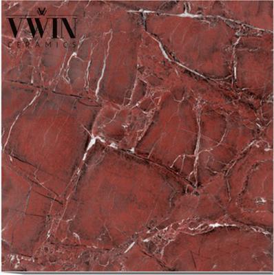 China Large Red Marble Flooring Tiles 1000x1000mm Porcelain 1000x1000 1m x 1m Vitrifid Ceramic Tiles for sale