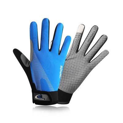 China Modern Breathable Full Finger Out Of The Mountain Cycling Four-color Racing Bike Bicycle Gloves for sale