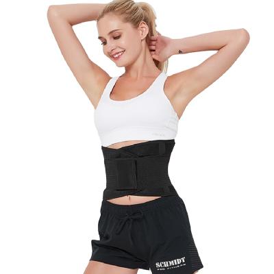 China Neoprene Workout Waist Trimmer Single Belt Adjustable Waist Trainer Back Support Belt for sale