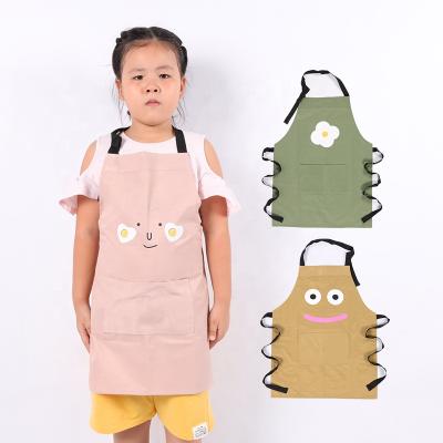 China Changrong Logo Cotton Chef Art Painting Durable Custom Printing Apron For Kids for sale