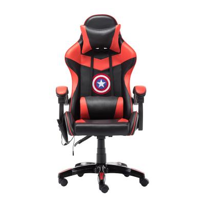 China Customized Modern Extendable Ergonomic PC Gaming Chair with Lumbar Support massage à venda