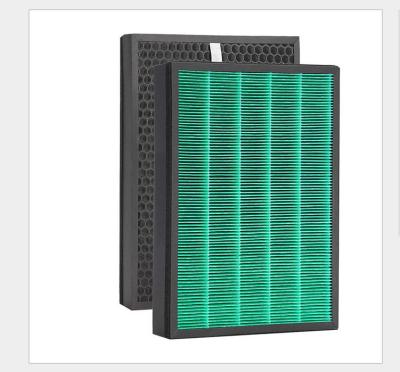 China Customized High Efficiency Replacement H12 H13 H14 Ture HEPA Activatd Carbon Air Panel Filter For Coway AIRMEGA 400/400S Air Purifier Part for sale