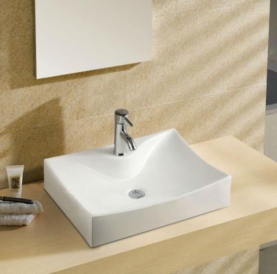 China Modern Rectangular Worktop Solid Outdoor Wash Sink Bowl Hand Washing Modern Basins for sale