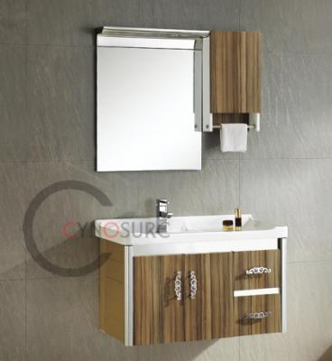 China CY-8838 Bathroom Cabinet Magnesium Alloy Hotel Aluminum Bathroom Cabinet With Mirror Modern Furniture for sale