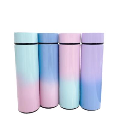 China Sustainable New 500ml Stainless Steel Led Touch Screen Display Digital Eco-Friendly Sports Thermo Mug for sale