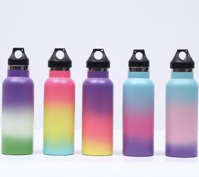 China Wholesale Fashion Gradient Sustainable Affordable Stainless Steel Sports Water Bottle for sale