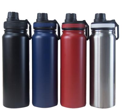 China Sustainable Outdoor Portable Sports Water Bottle Pot Space Insulation Stainless Steel Cup Straight Wholesale for sale