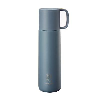 China 2021 New Double Handle Cup Stainless Steel Custom Vacuum Flask Viable Creative Convenient Business Gift for sale