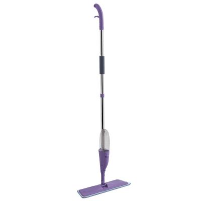 China SINGLE HAND 360 DEGREE SWIVEL OPERATION MICROFIBER FABRIC JET BROOM FLOOR CLEANING MOP SUSTAINABLE for sale