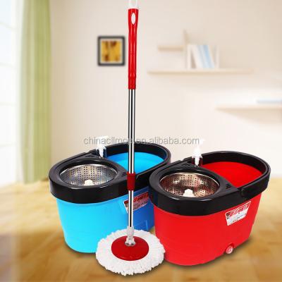 China Household Floor Sweeper 360 Rotating Mop Bucket Sustainable Hot Selling Magic Broom for sale