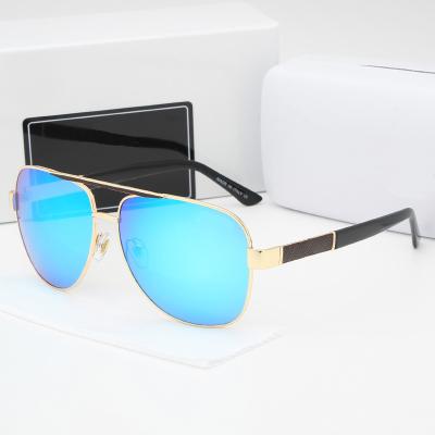 China Luxury Fashion Brand Pilot Women Sunglass For Men's Conjoined Pilot Conjoined Pilot Gradient Sunglasses Oculos De Sol 0808 Brand Men's Designer for sale