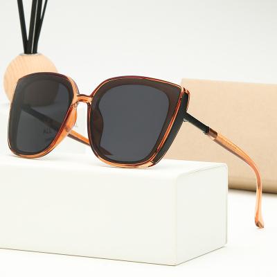 China Brand Designer Cat Eye New Sunglasses Women Cat Eye Sun Glasses Female Outdoor Buying Shades Man Driving Eyewear for sale