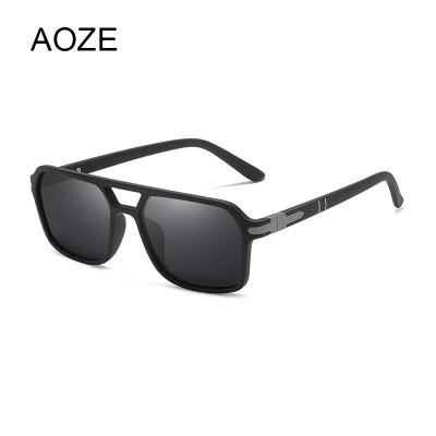 China Around 2022 Classic Style Luxury Men Polarized Sunglasses Vintage Pilot Driving Brand Design Rectangle Sun Glasses Oculos De Sol UV400 for sale