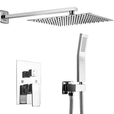 China Without Slide Bar Factory Bath Shower Mixer And Luxury Shower Faucet Set, Mixer Wall Mounted Shower Head, Bathroom Shower Complete Set for sale