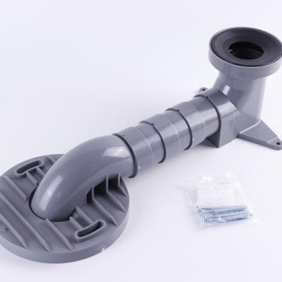 China Factory Supply Modern Price Clutch Suitable Pan Connector Names Of Pvc WC Pipe Fittings For Toilet for sale