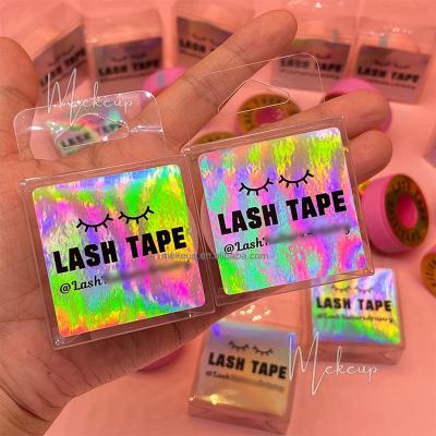 China Natural Blue Eyelash Tape For Private Gel Lash Tape For Lash Extensions Logo Micro Foam Pink Silicon Sensitive Skin Silicone Gel Tape for sale