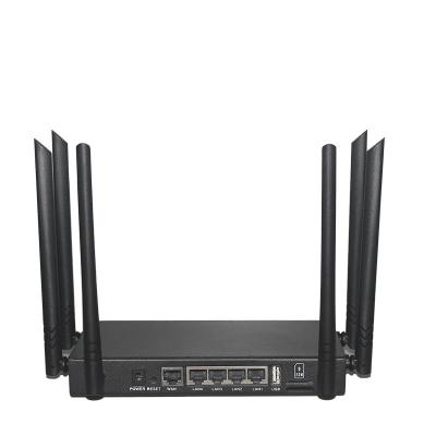 China High quality 2.4ghz&5.8ghz 1200mbps wifi modem 4g WIFI home dual band router for sale