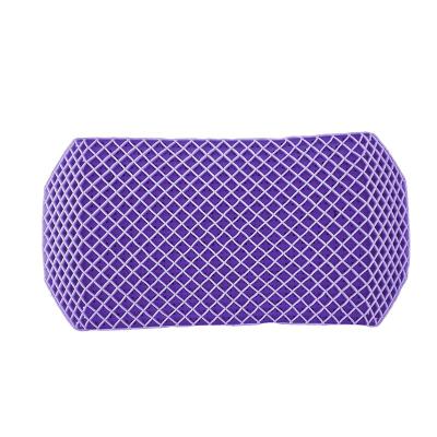 China Oversized Ergonomic Back Support Pillow 100% Pillow Anti-Static Lumbar Back Elastic Grid Cushion Purple Planets Band Ergonomic Pillow For Pressure R for sale