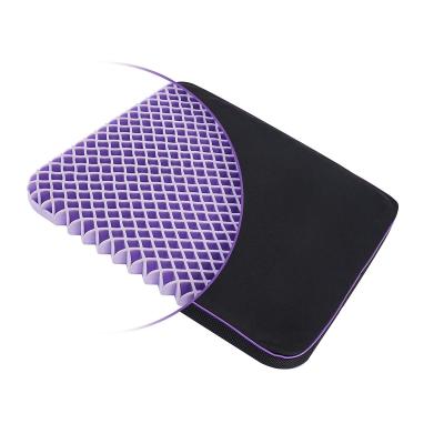 China Anti-Static Band Planets Travel Purple Gel Cushion For Car Long Sitting Cushion And Office Chair Cushion For Back, for sale